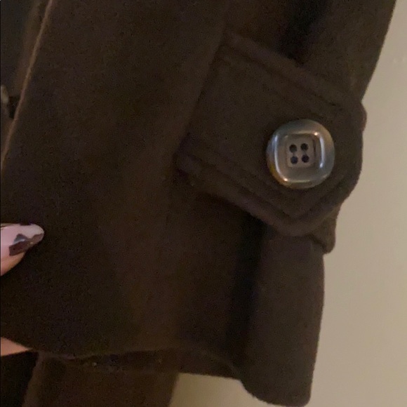 Fisher pea coat with real fur collar - Picture 6 of 16